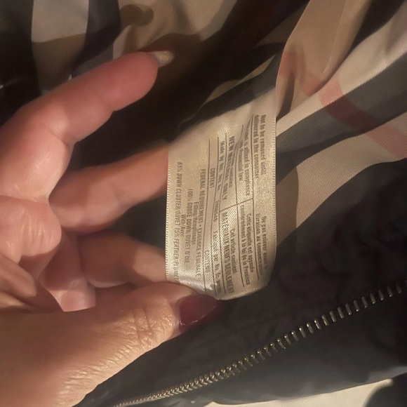 Burberry Puffer Black Coat XL - Picture 5 of 8